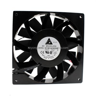 China FFB1424UHE 140*140*38mm 24VDC 4.02A 5500RPM 367CFM Large Air Volume Fan Heatsink FFB1424UHE for sale