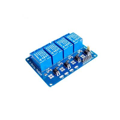 China Hot selling 4 channel 5V relay module for expansion board control 5v 4 channel relay module for sale