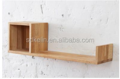 China Durable simple decoration wall CD RACK/wood rack display stand for sale