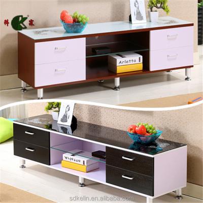 China PANEL CARB P2 Wooden MDF /particle Board Furniture TV Stand With Four Drawers for sale