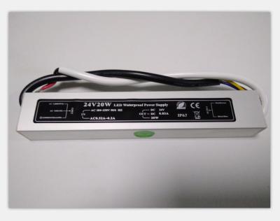 China IP67 24V 20W Waterproof Outdoor Switching LED Power Supply For LED Lights 178*70*40mm for sale