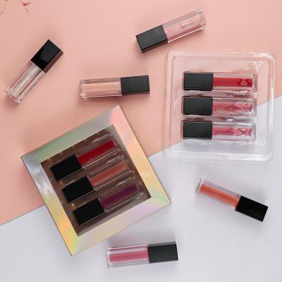 China Waterproof High Quality Lip Gloss Set Durable Waterproof Lip Gloss Set Custom Private Label for sale