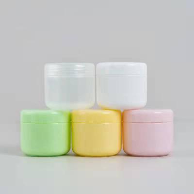 China Cosmetic Bottle 100g 150g Mask Cream Jar Jar Packaging Box Manufacturers Cosmetic Plastic Stain Cream Jar 10g 20g 50g PP for sale