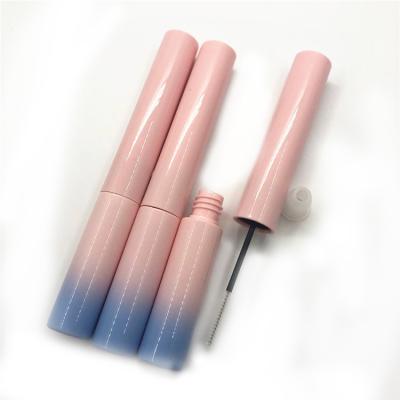 China Low moq mini cosmetic custom bottle wand empty mascara tube pink with brush for sale