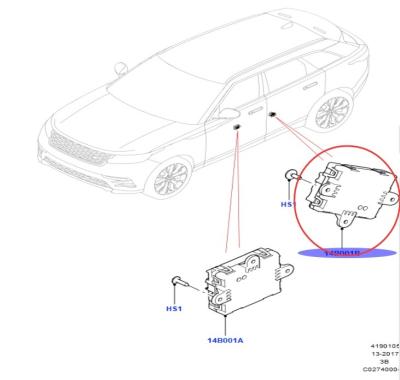 China Land Rover Door Control Module for Discovery 5 VELAR Range Rover Velar (L560) for sale