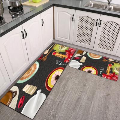 China Long Washable Kitchen Door Mat Non-Slip Mat, Household Mat Absorbent Foot Mat for sale