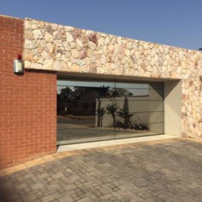 China Modern Frameless Double Mirror Full View Glass Garage Door for sale