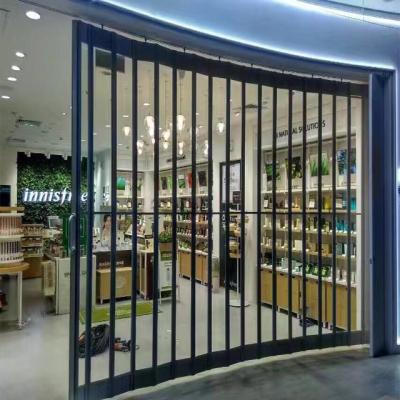 China Sliding Rolling Finish Exterior Open Style Polycarbonate Roller Side Shutter for sale