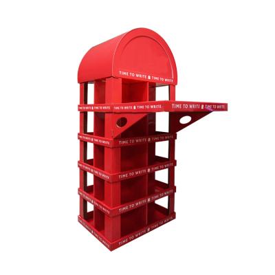 China High Quality Promotional Corrugated Store Box Pallet Blind Box Creative Retail Display Stand Corrugated Display for sale