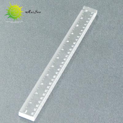 China Huisen High Quality Eco-friendly Plastic Ruler Scale Custom Clear Acrylic Ruler For School Office for sale