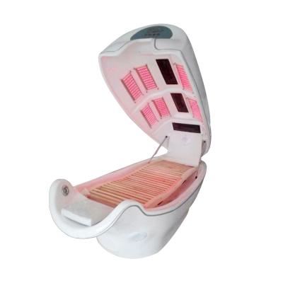 China Skin tightening 2022 infrared sauna bed spa capsules / therapy spa capsule 8 photon LED lights for sale