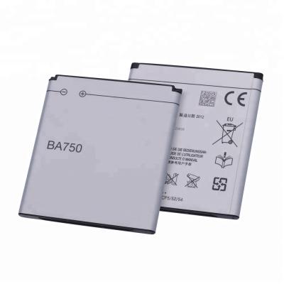 China Mobile Phone Gb/t 18287-2013 Mobile Phone Battery BA750 For Sony lt18i LT15i X12 for sale