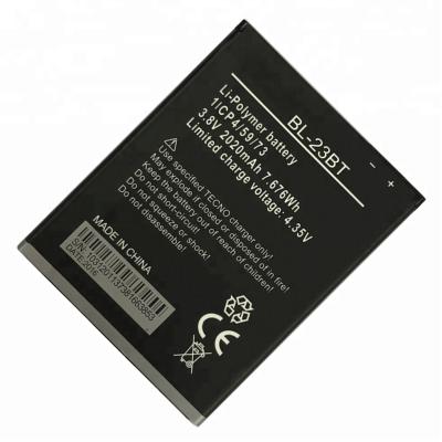 China Mobile Phone Replacement 2020mAh Battery For TECNO BL-23BT Mobile Phone Battery for sale