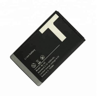 China Mobile Phone High Capacity Replacement BL-5C Battery For Tecno 5C Mobile Phone for sale