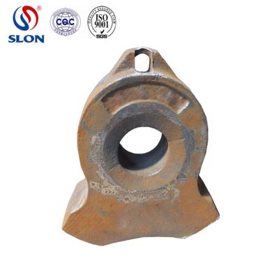 China Quarry High Manganese Steel Crusher Parts Shredder Crusher Hammer For Crushing Rock for sale