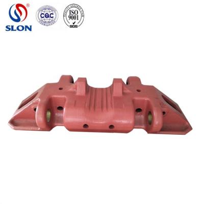 China Crawler Excavator Construction Machinery Undercarriage Parts Flat Track Shoe Supplier for sale