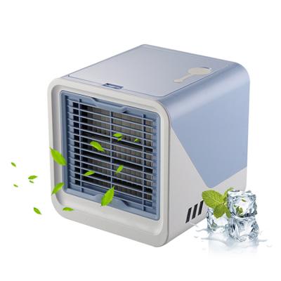 China USB Air Purifier Fan Colorful Light Desktop Cooler Air Cooler Mini Portable Air Conditioner Household Humidifier for Office Home for sale