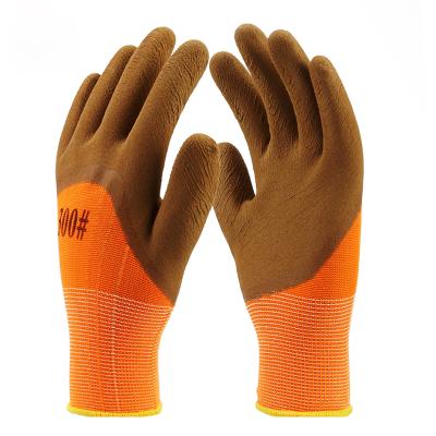 China Breathable High Quality Firm Grip Sponge Rubber Coated Work Gloves For Installation Maintenance for sale