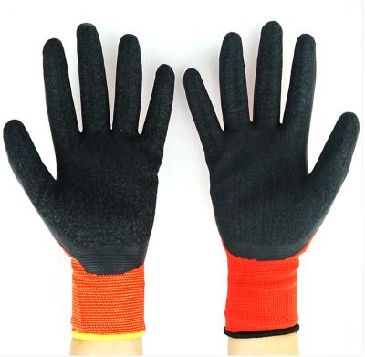 China Good Quality Breathable Cheap Latex Coated Non Slip Work Gloves for sale