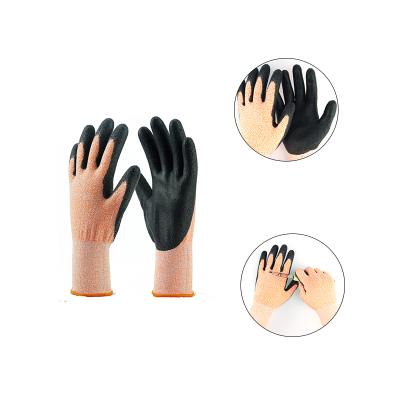 China PU Coated Gloves High Quality PU Coated Knit Cut Resistant Protective Gloves Safety Work Gloves For Automotive Industry for sale