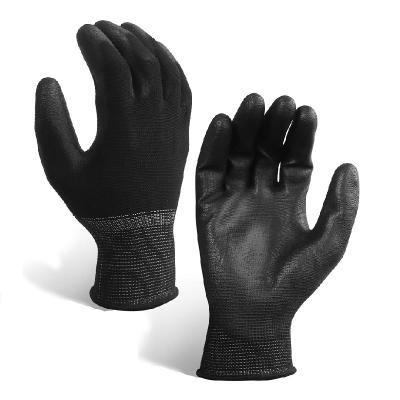 China PU Coated Gloves Ultra Thin Polyurethane PU Gloves Work Safety Inspection Paint Cleaning Assembly for sale