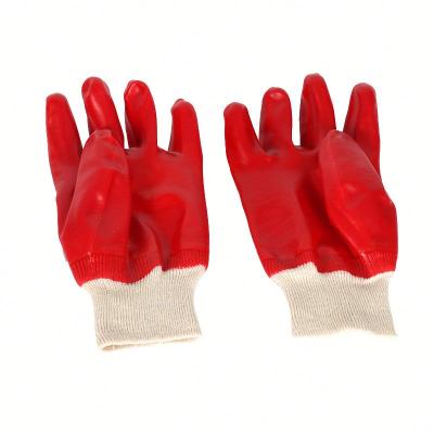 China Water Proof PVC Labor Safety Work Gloves Chemical And Oil Resistance Industrial Work Glove for sale