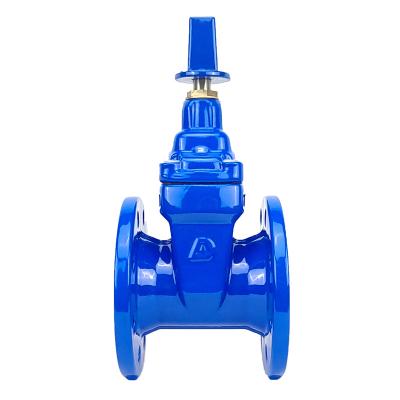 China General Porcelain DIN3352 F4 4 Inch Gate Valve Iron DA Mark Pn16 Malleable Sluice Gate Valve With Resilient Seat for sale