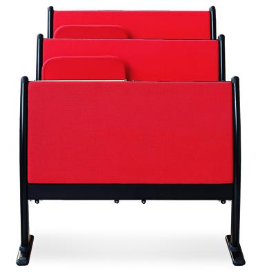 China Modern Lecture Hall Furniture For School Wood And Steel Classroom Auditorium Chair for sale