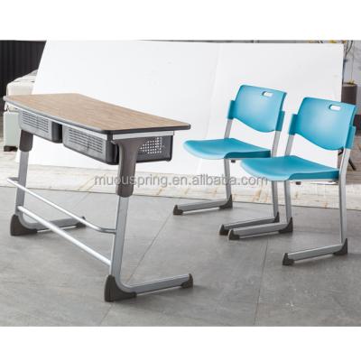 China Adjustable Plastic School Chair School Desks And School Furniture for sale