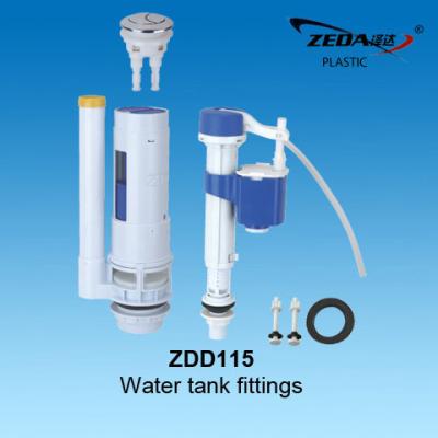 China Double Toilet Toilet Fill Valves / One Piece Toilet Fill Valve And Flush Valve for sale