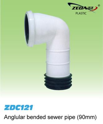 China Toilet bowl connector tube, WC pan sewer conduit, flexible changing tube ZDC121 for sale