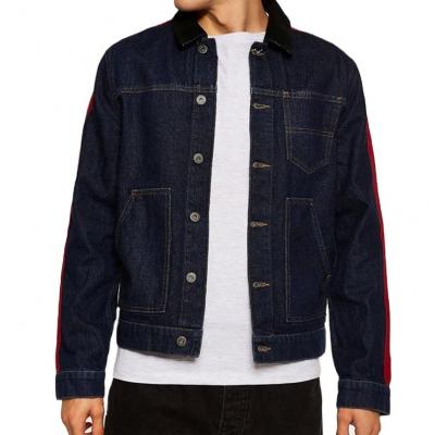 China Fashion Men's Denim Jackets Men's Single Breasted Solid Denim Jackets Breathable Turn-Down Casual Collar Jeans Jackets for sale