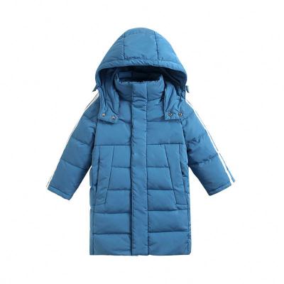 China Breathable Best Selling Long Sports Children Down Jacket Customized Logo Thick Jacket Boy Own Brand Kid Jacket for sale