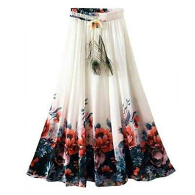 China Wholesale Plus Size Belle Chiffon Long Skirts For Women for sale