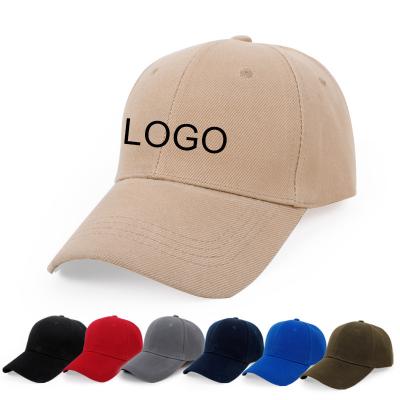 China COMMON wholesale quality custom embroidery logo 6 panel cotton fitted baseball caps sports hat for sale for sale