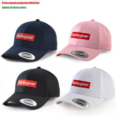 China JOINT Custom Embroidered 6 Panel Baseball Sports Hat Golf Dad Hat With Metal Buckle For Men And Women Hats for sale