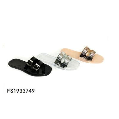 China Fashion Trend Hot Ladies Slippers Basic Ladies Freeze Slippers PVC Shoes for sale