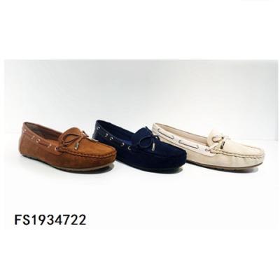 China Fashion Trend Ladies Walking Shoes Ladies Casual Loafers Moccasin Shoes With Bow for sale