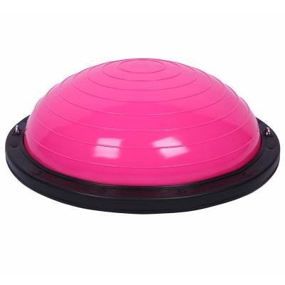 China Eco-Friendly Custom Balance Ball Exercise Yoga Ball Half Balance Ball Yoga Balance Ball With Pump for sale