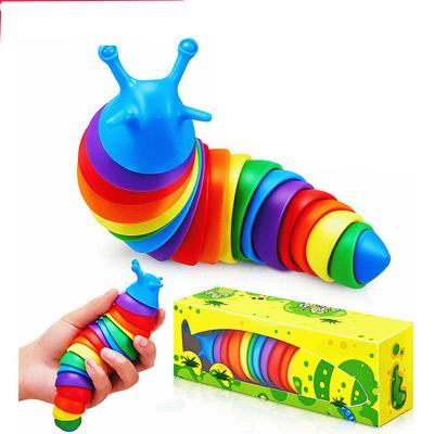 China Relieve stress 2022 popular new tiktok 3d relaxing fidgety hot slug for sale