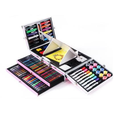 China Multi-Purpose Aluminum Case DIY Children's Art Gift Luxury Painting Set for sale