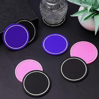 China Interior Car Accessories Bling Car Accessories Car Cup Coaster for sale