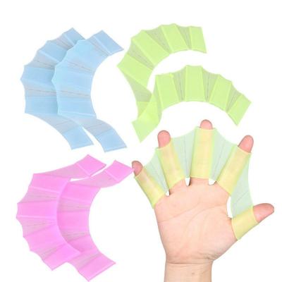 China Good Promotional Eco-friendly Welcome Print Waterproof Your OEM Logo Silicone Rubber Swimming Webbed Glove for sale