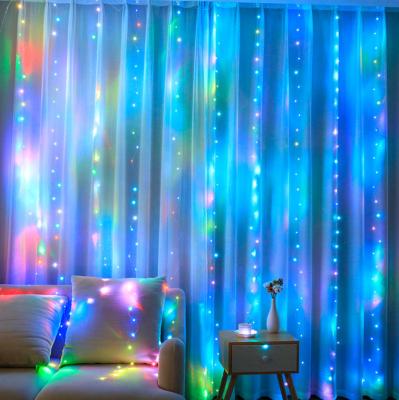 China Living Room Residential Decoration Flashing LED Curtain Light String for sale