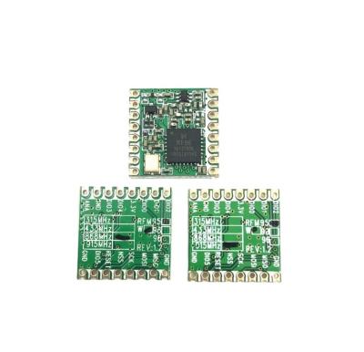 China Smart Home RFM95W RFM96W RFM98W 315MHz 433MHz 868MHz 915MHz LORA SX1276 Transceiver Wireless Module Wholesale Price for sale