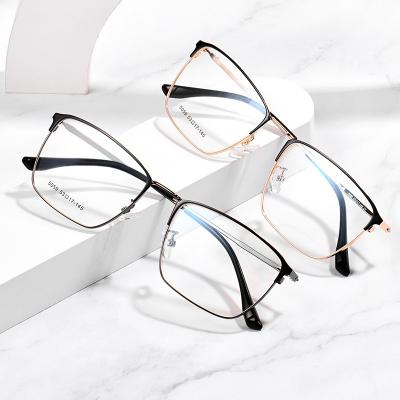 China For Reading Glasses Titanium Glasses Frame Women Vintage Round Myopia Prescription Monocle Frame Men Screwless Eyewear 2020 for sale