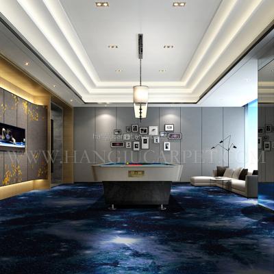 China South Asian style luxury carpet and modern carpet for billiard room carpet T17-14 for sale