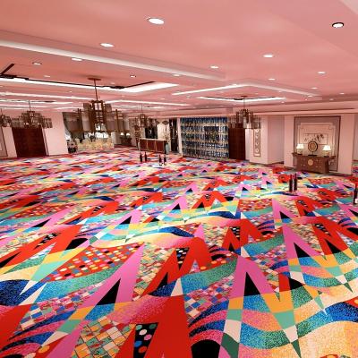 China CLASSIC Luxury Style Casino Ballroom Fire Retardant Carpet W-S1Series for sale