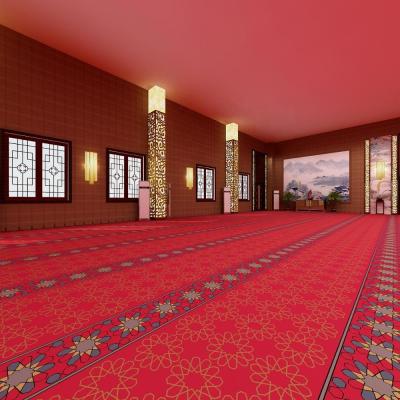 China CLASSIC Printing Red Line 50%Wool50%Nylon Mosque Carpet Machine For Shanghai New Muslim HangJu ME-S1 Series for sale