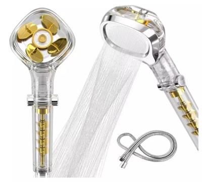 China With diverter ABS chrome shower head high pressure water mist SPA fan backup shower head for sale